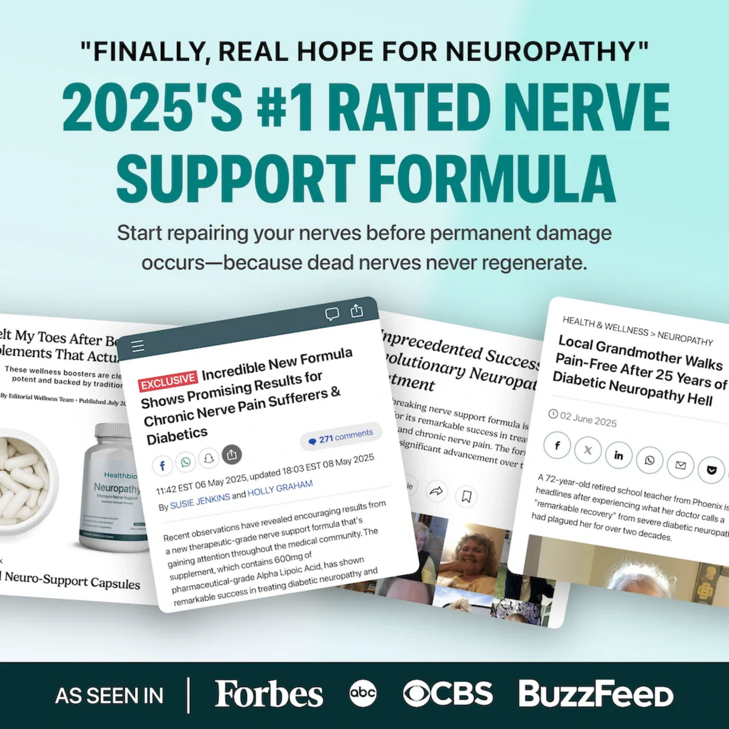 Neuro-Support : Restore Lost Sensation & Eliminate Nerve Pain Naturally