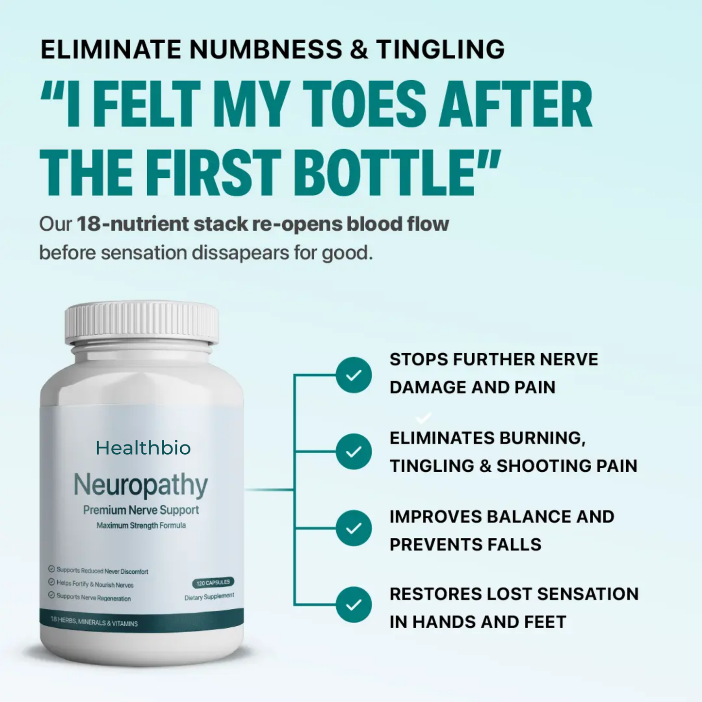 Neuro-Support : Restore Lost Sensation & Eliminate Nerve Pain Naturally