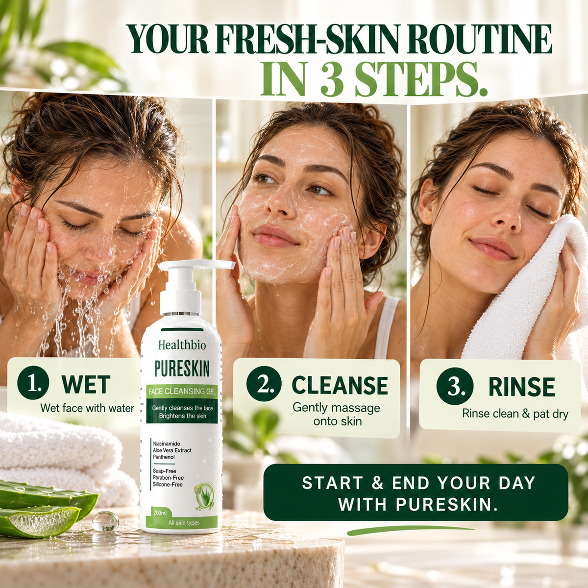 Pureskin Face Cleansing Gel