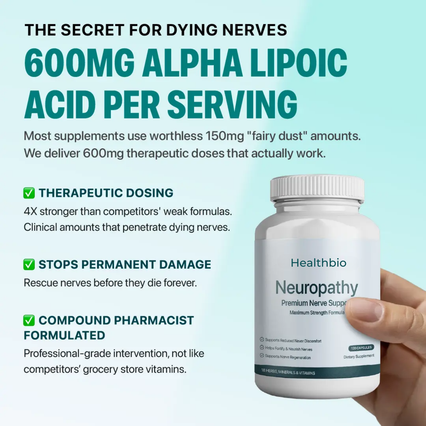 Neuro-Support : Restore Lost Sensation & Eliminate Nerve Pain Naturally