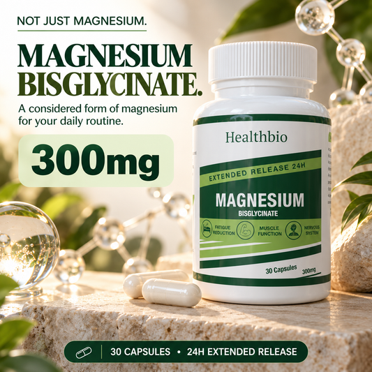 Magnesium Bisglycinate 300mg — 24h Extended Release